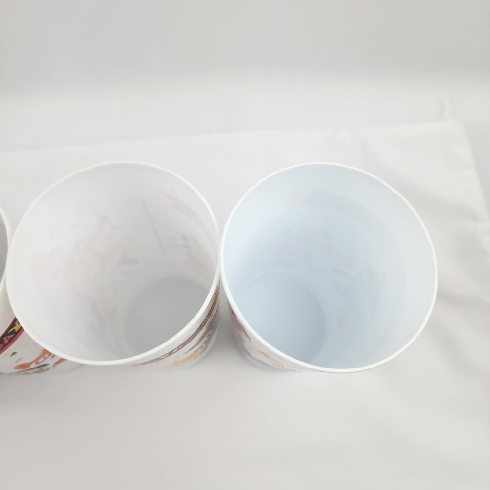 Lot of 4 Vintage Happy Birthday Ronald McDonald Plastic Cups 1984 Printed USA - Picture 8 of 9